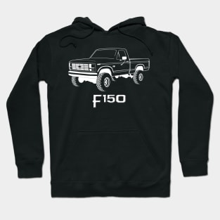 1980-1986 F150 White Print Hoodie